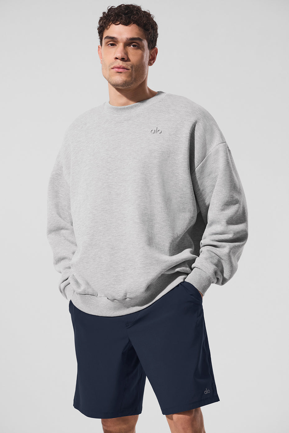 Accolade Crew Neck Pullover - Athletic Heather Grey