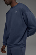 Accolade Crew Neck Pullover - Navy