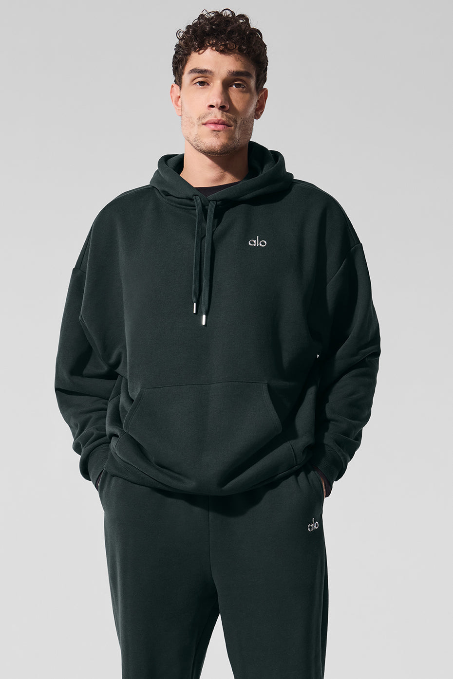 Accolade Hoodie - Charcoal Green