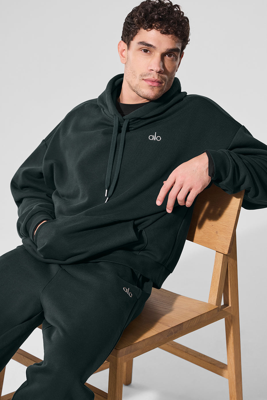 Accolade Hoodie - Charcoal Green